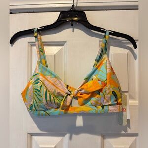 Gianni Bini Tropical Print Bikini Top
